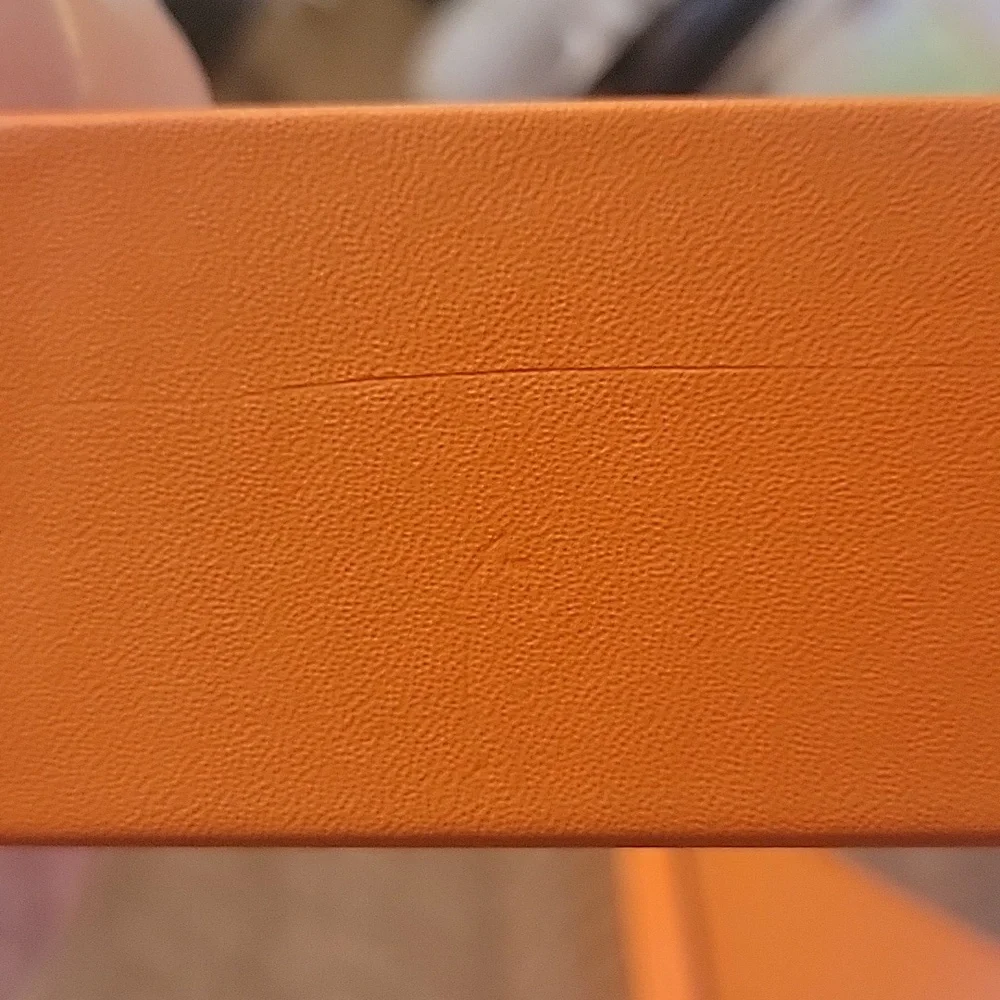 Hermes Orange Storage Box - box only